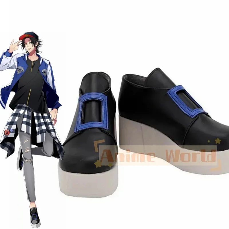 

Division Rap Battle DRB Jiro Yamada Cosplay Shoes Black Boots Halloween Carnival Cosplay Costume Accessories Custom Made