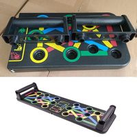 Multi-Function 14 in 1 Push Up Board Adjustable Foldable Push Up Handles for Floor Non-slip Chest Muscle Building