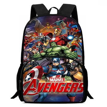 Marvel Cartoon Avengers Kids Rugzakken Jongens Meisjes Student Verjaardagscadeau Kind Schooltas Grote Capaciteit Camping Duurzame Rugzak