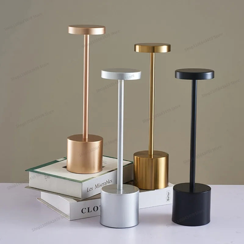 For I-shaped charging table lamp Nordic bedroom led touch bar night light ambient table lamp