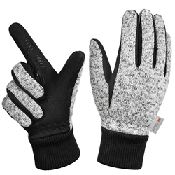 MOREOK-Gants de cyclisme chauds, Sports de plein air, Course à pied, Moto, Ski, Écran tactile, Non-ald Wear, Hiver,-20 °F, 3m