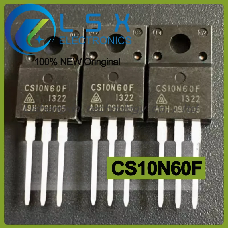 10 pcs CS10N60F TO-220F 10A 600V Baru dan Asli