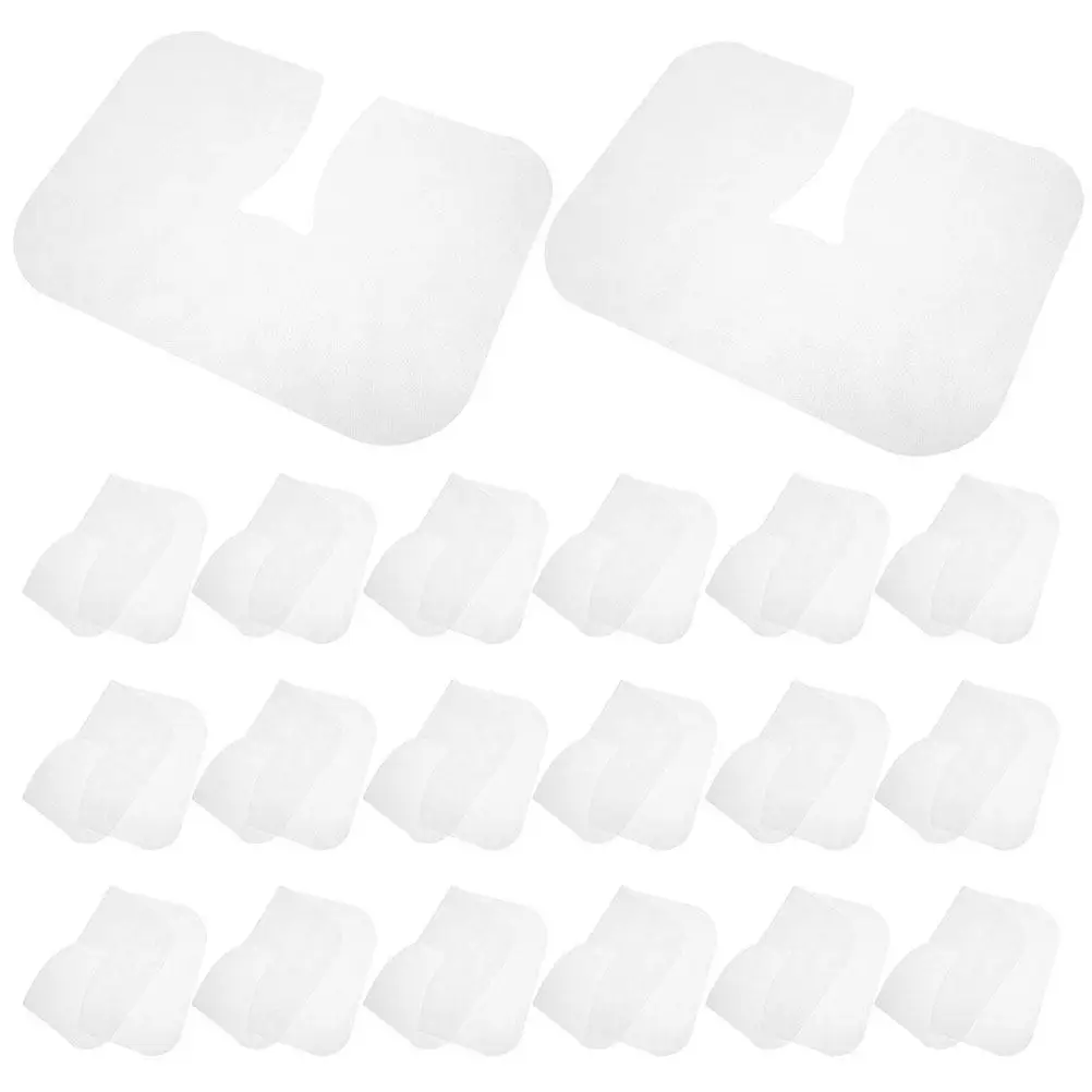 300Pcs Disposable Massage Table Sheets White Non Woven Fabric Face Hole Cover Pillow Case Spa Salon Beauty Bed Cover Massage