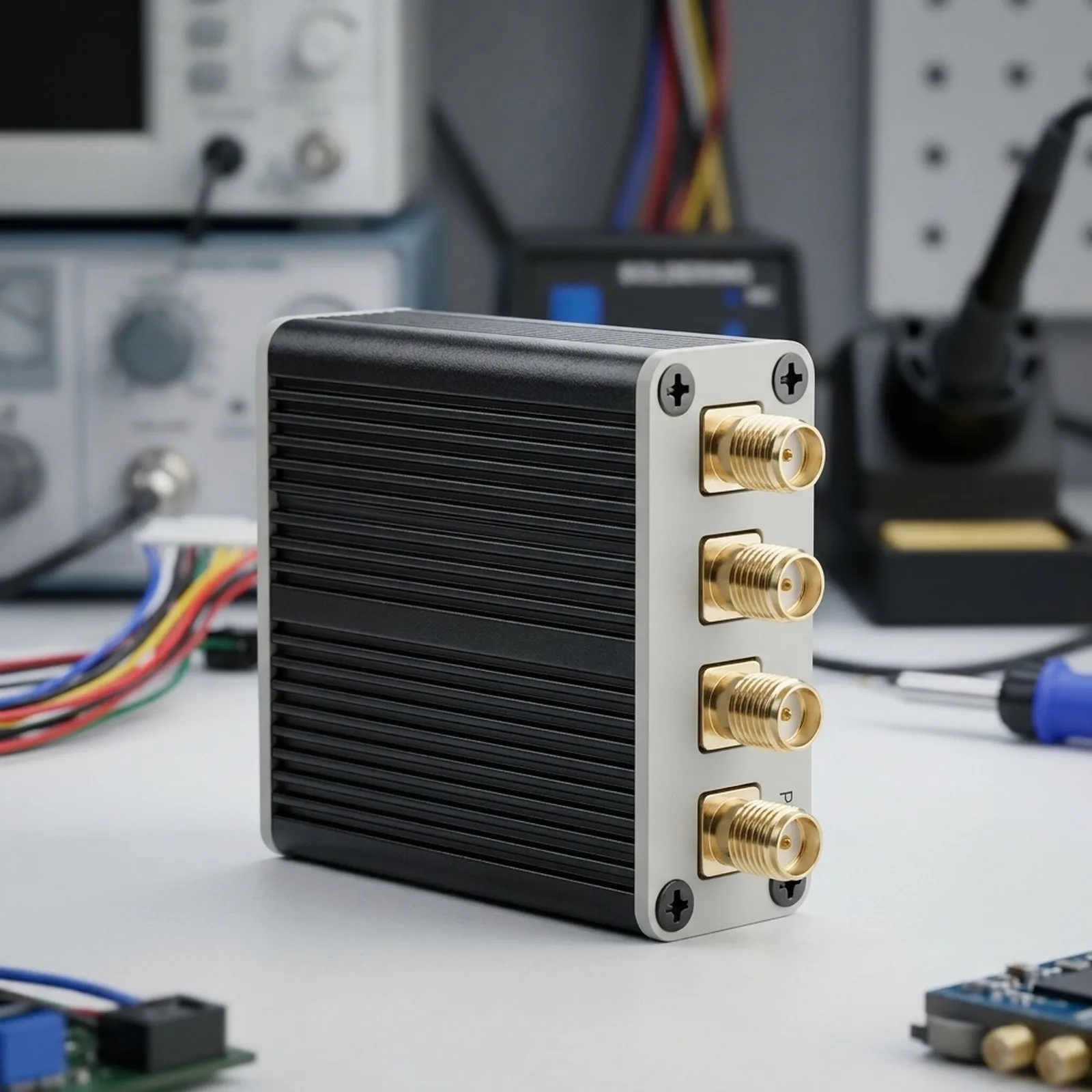 signal for antenna power splitter combiner for GPS for beidou with 1 input to 4 output channels female connectors