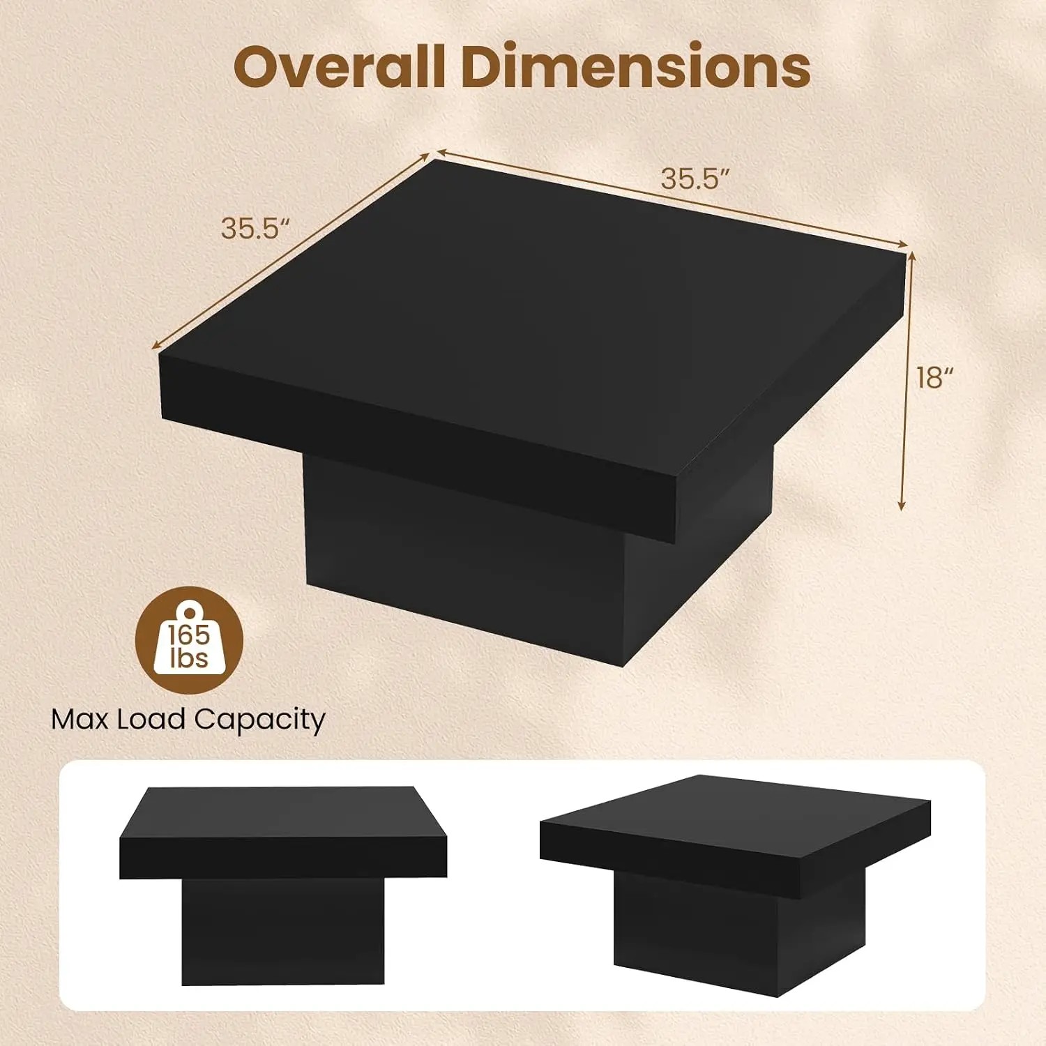 LED Coffee Table 35.5
