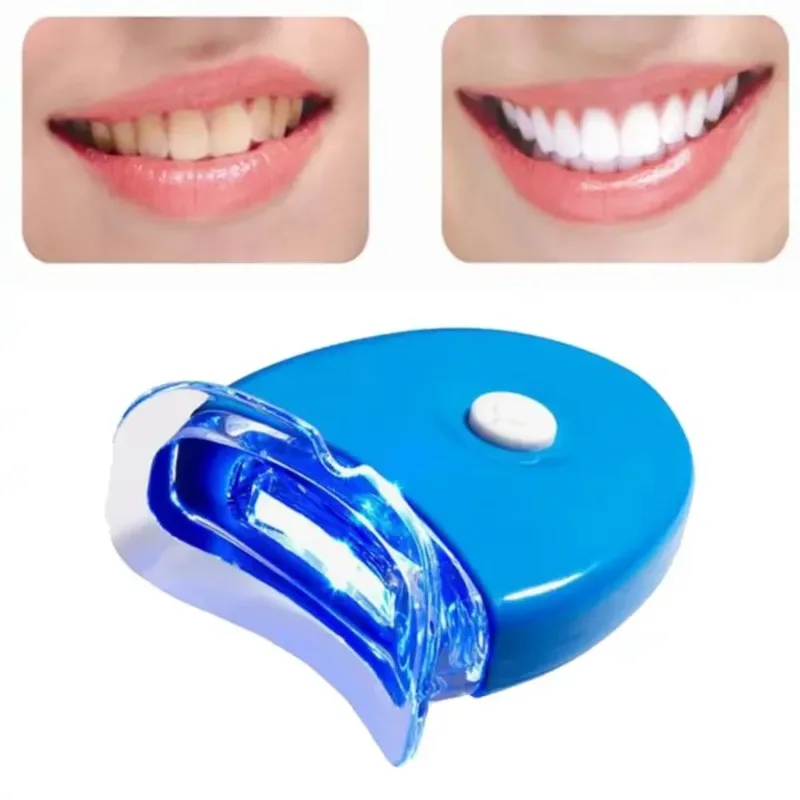 

Mini LED Cold Light Tooth Whitening Kit LED Blue Tooth Whitening System and Oral Gel Pen Teeth Whitening Agent Tools
