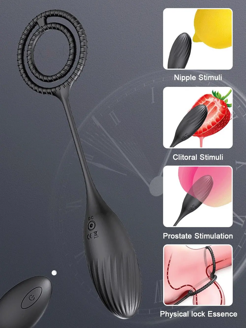 هزاز سدادة شرجية للرجال والنساء ، هزاز بجهاز تحكم عن بعد ، مدلك بروستاتا بقضيب مزدوج ، حلقة قضيب ، ألعاب جنسية للبالغين ، زوجان #3