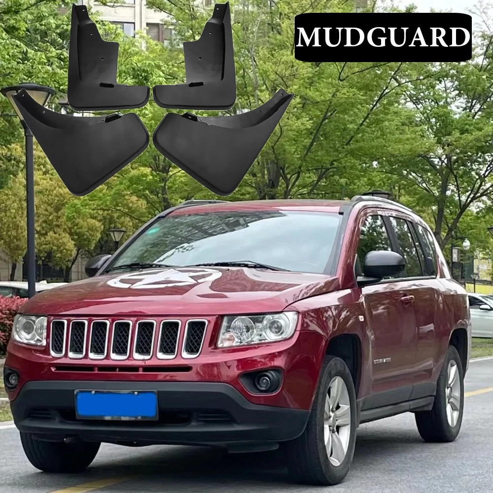 

4pcs For Jeep Compass 2011 -2016 Car Mudguard Anti-splash Anti-Fouling Front Rear Fender Car Accessories New upgrade