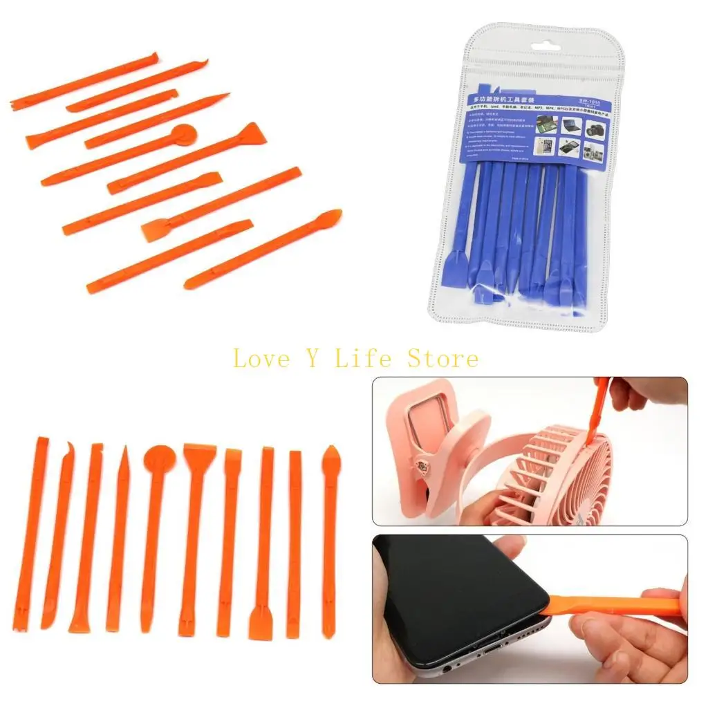 

L74C 10 PCS/SET Dual Heads Plastic для лома с не скользкой ручкой Spudger открытие t
