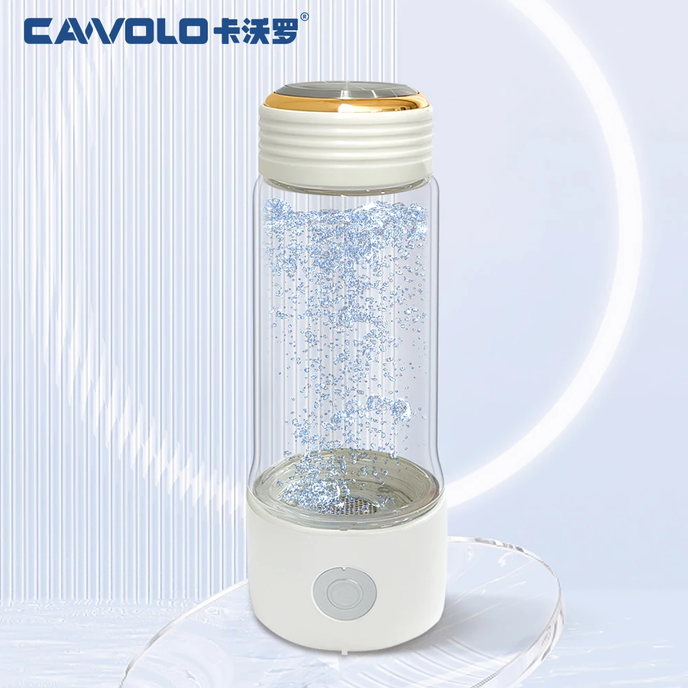 Portable Smart Health Filter Rechargeable Hydro Generator Glass Cup Rich Travel  Water Bottle