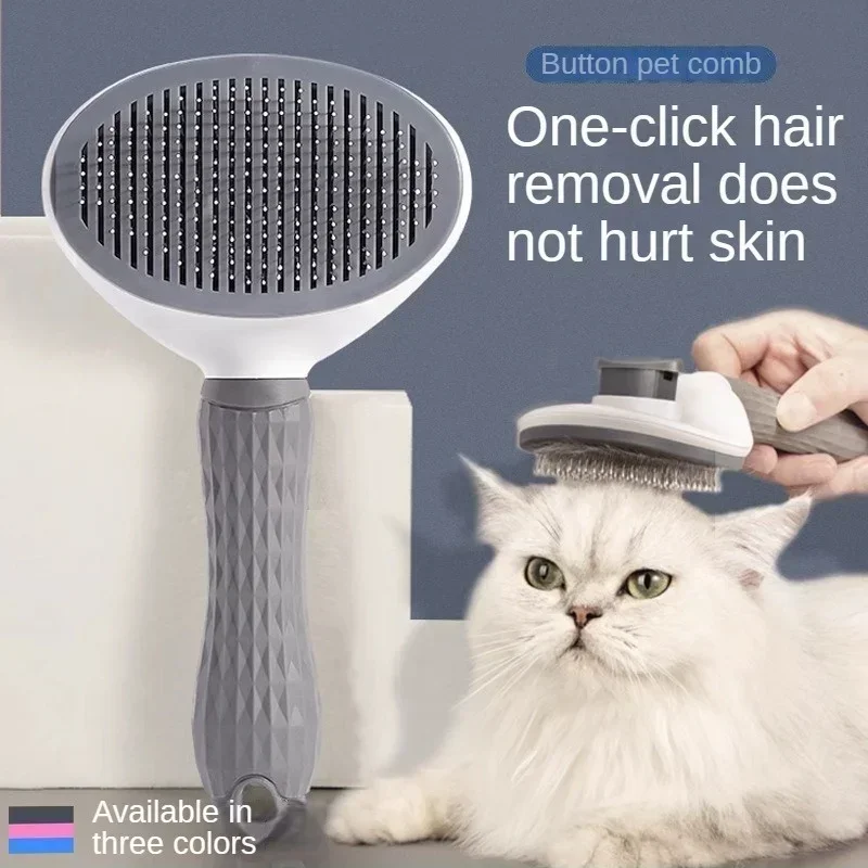 Removes Cat Hairs Dog Comb for Cats with Water Remove Hairs Pets Fluffy Hair Removal Automatic Hair Removal Comb Cat Brush