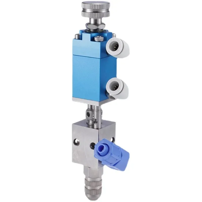 21A Top Needle Dispensing Valve Flow Connector Adjustable Micrometer Silicone Precision Dispensing Gun