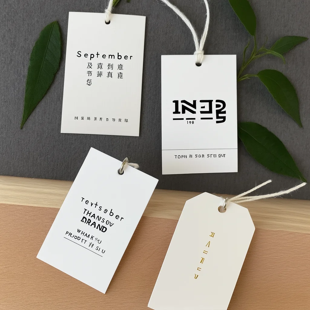 

100pcs Wholesale Custom Fashion Design Logo Personalized Brand Name Tag Custom Clothing Label Clothing Price Tag