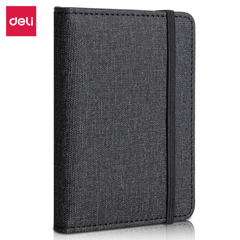  Deli Mini Notebook A7 Pocket Planner Weekly Notepad Journal 96Sheet SFor Agenda 2023 Memo Pads Stationery Office School Supplies 