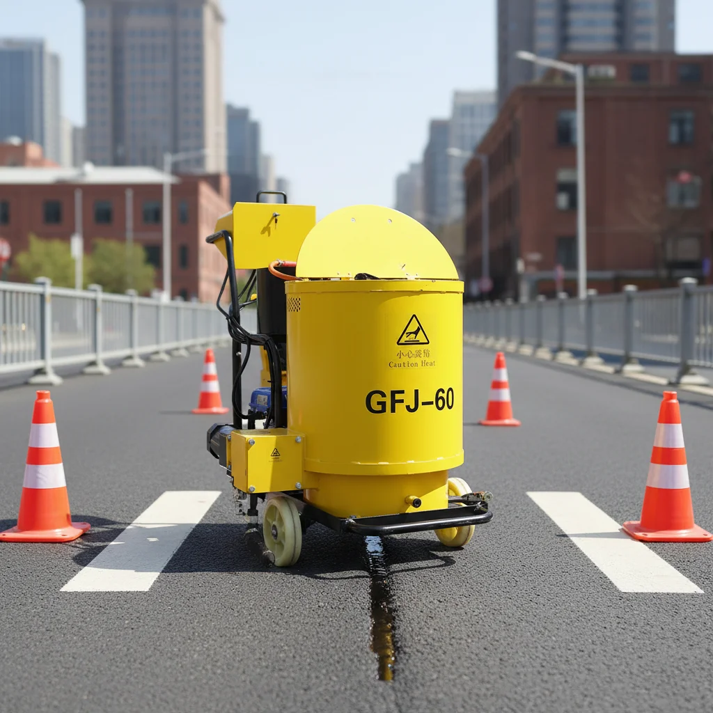 

Hot Selling GFJ-60 Asphalt Crack Sealing Machine Road Filler Crack Filling Machine Concrete Joint Sealing Machine