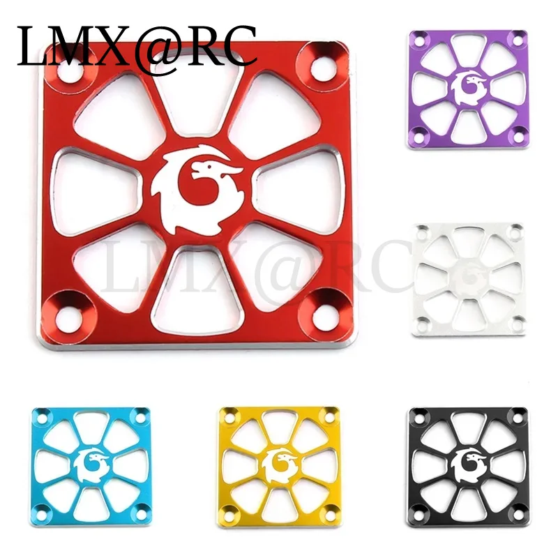 LMX RC Aluminum Alloy Cooling Fan Cover 40x40mm For RC Motor ESC Electric Regulating Fan Protection Cover