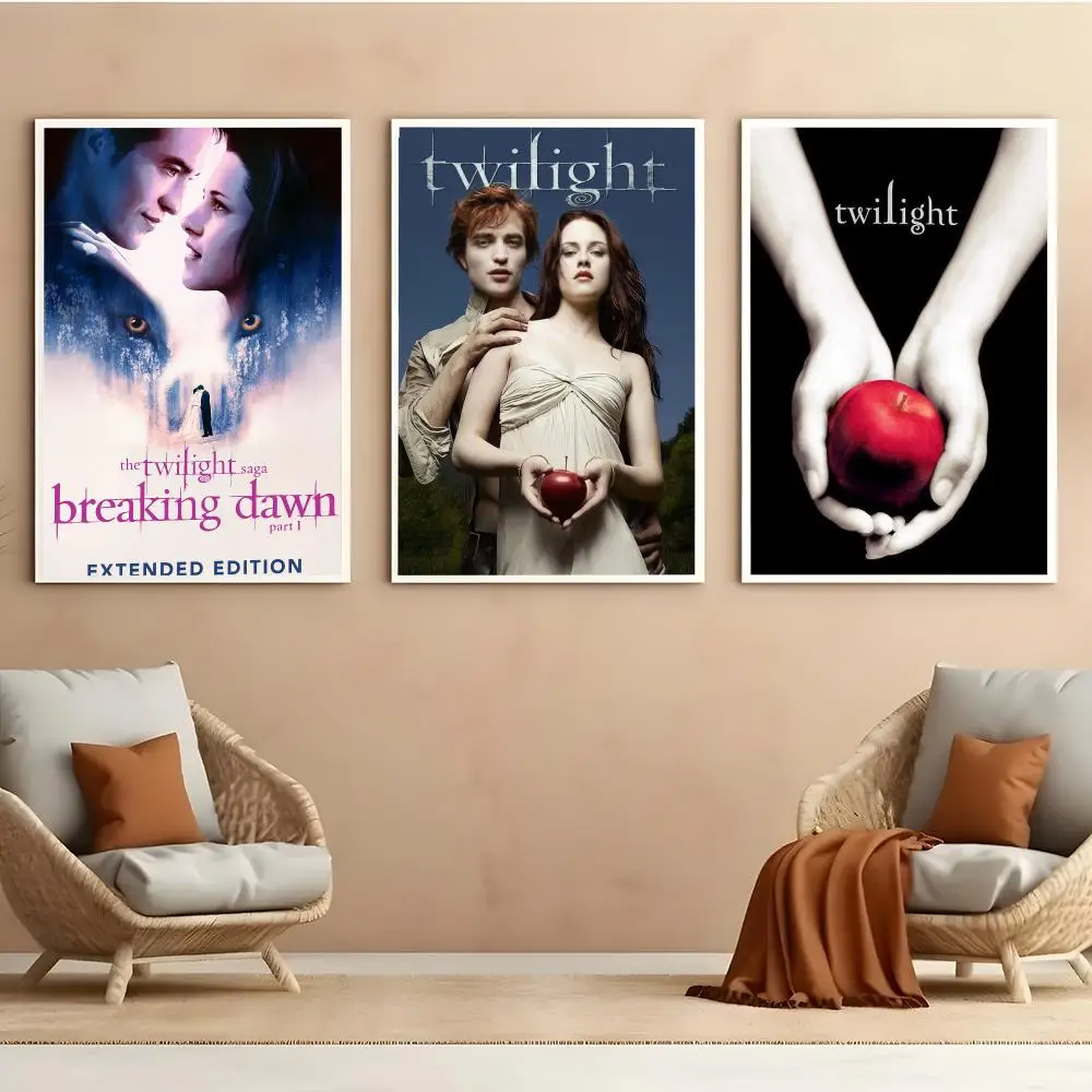 Classic Movie T-Twilight Decor Poster Aesthetic HD PVC Wall Art - Waterproof Wear Resistant For Home Hotel Bar