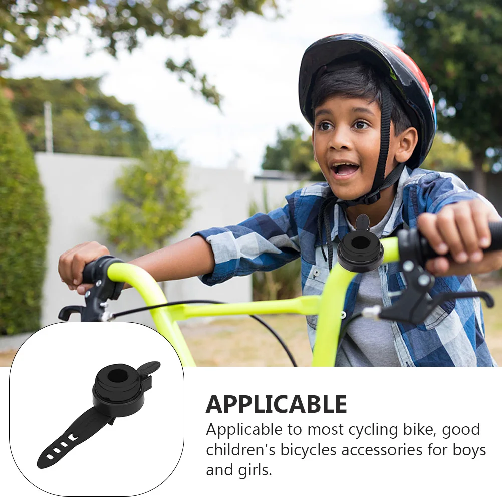 

Kids Bike Durable Plastic Bells for Childrens Bicycles Crisp Loud Ringtone Suitable Most Cycles Scooter Accessory Removable