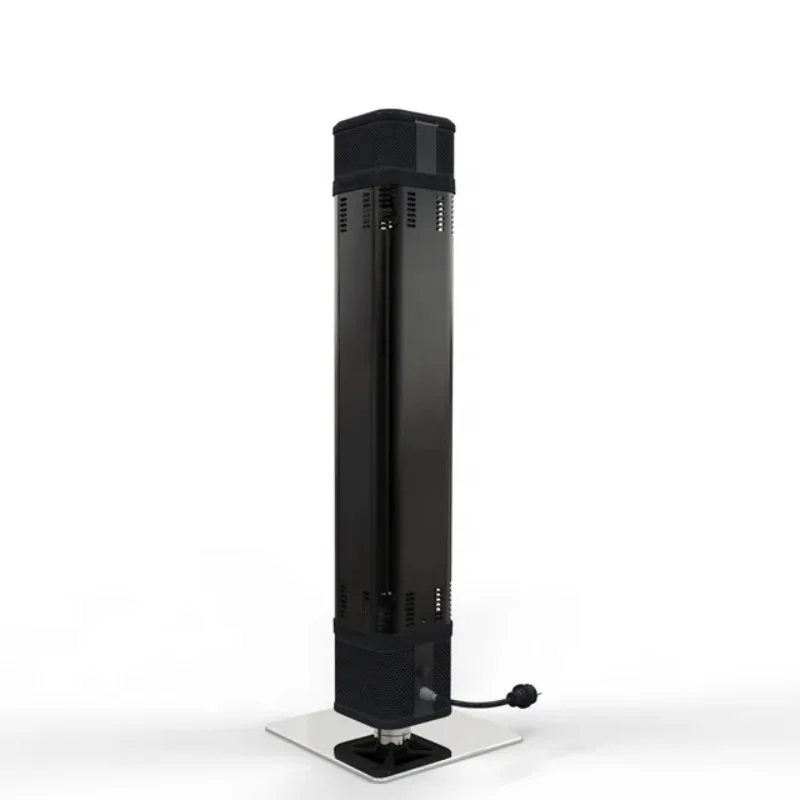 

Freestanding room heaters with tip-over protection