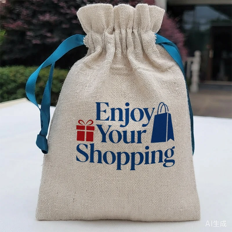 shopping-logo-50-pieces-sac-a-bijoux-cordon-lin-maquillage-coton-femmes-cadeau-de-mariage-faveur-fete-bonbons-stockage-pochette-sacs-d'emballage