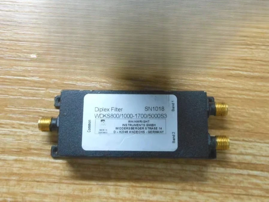 

б/у WDKS800/1000-1700/5000S3 SMA RF коаксиальный дуплексер (фильтр) б/у полностью функциональный