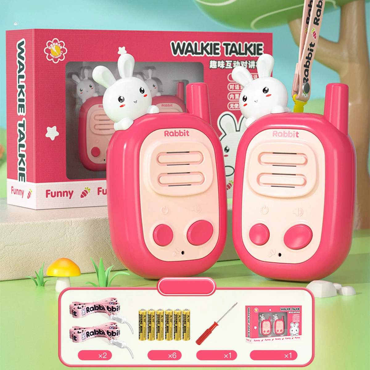 Kinder Walkie Talkie Spielzeug Set Pager Eltern-Kind-Interaktion Outdoor-Spielzeug Walkie-Talkie-Dialog innerhalb von 3 Kilometern