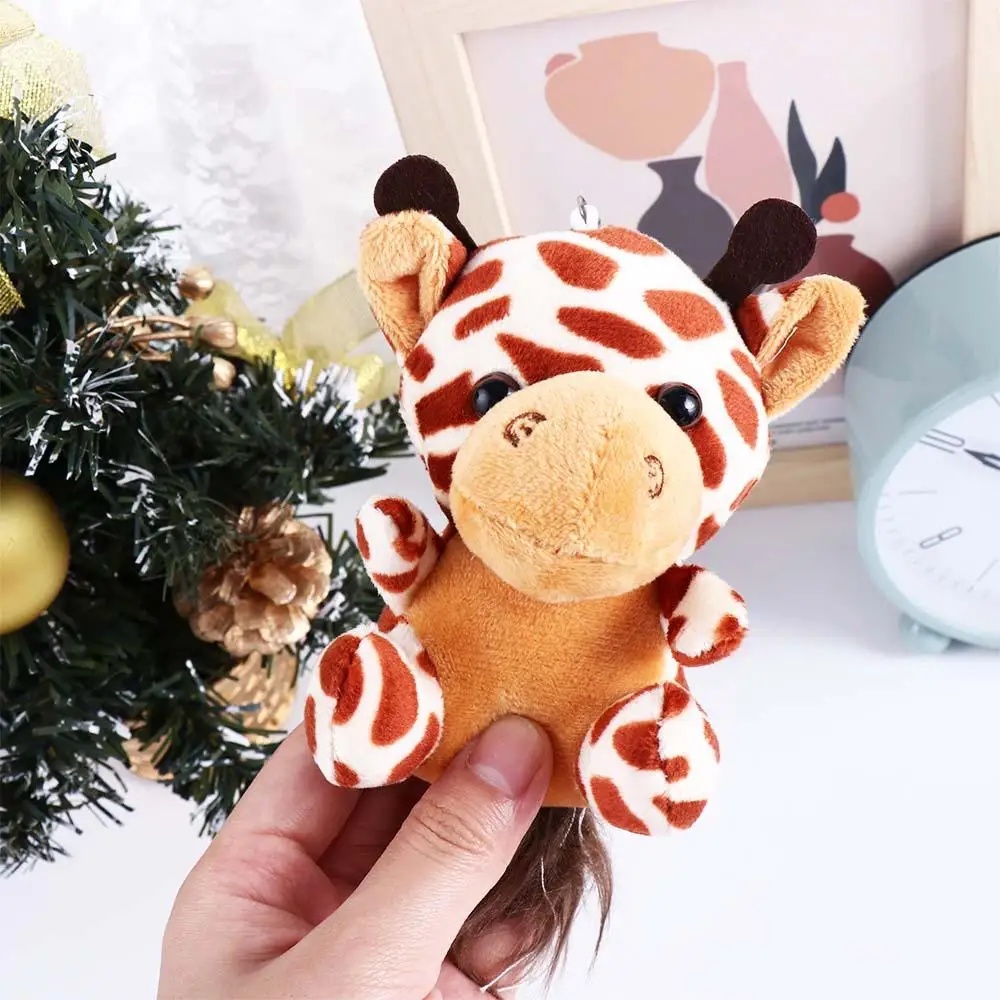 Gifts Tiger Jungle Brother Monkey Backpack Keychain Plush Keychain Stuffed Animal Toy Animal Plush Toy Stuffed Doll Keychain