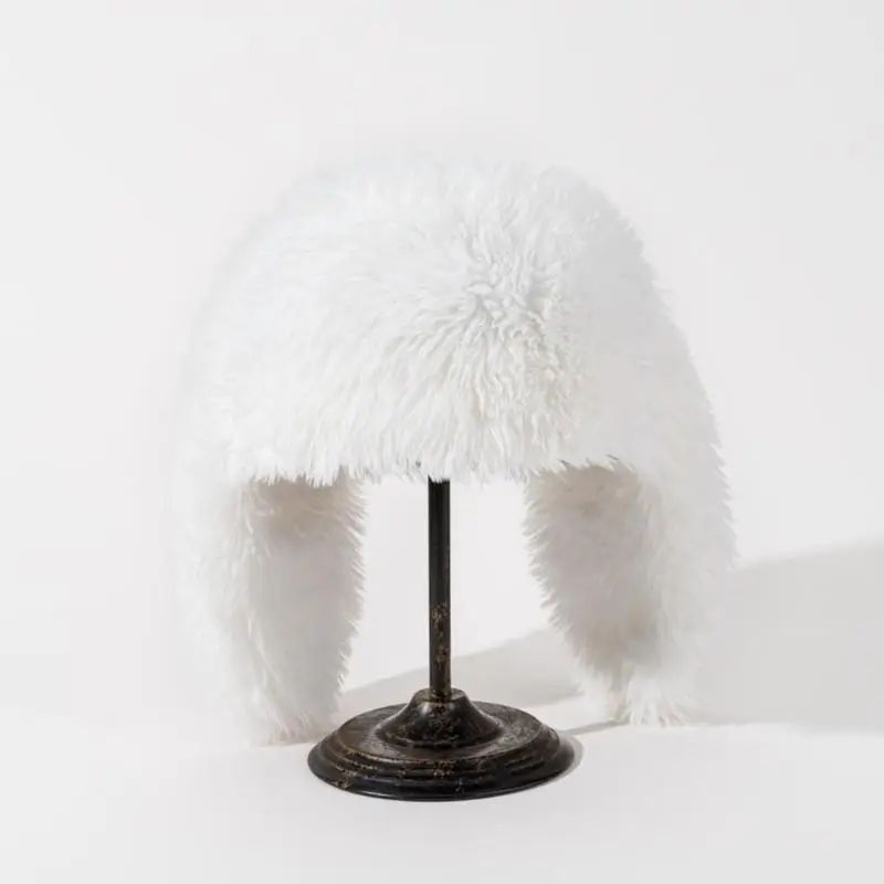 652F قبعة أذن أرنب شتوية للمراهقين تحافظ على الدفء وتحمي قبعة الأذن مقاومة للرياح في الهواء الطلق #3