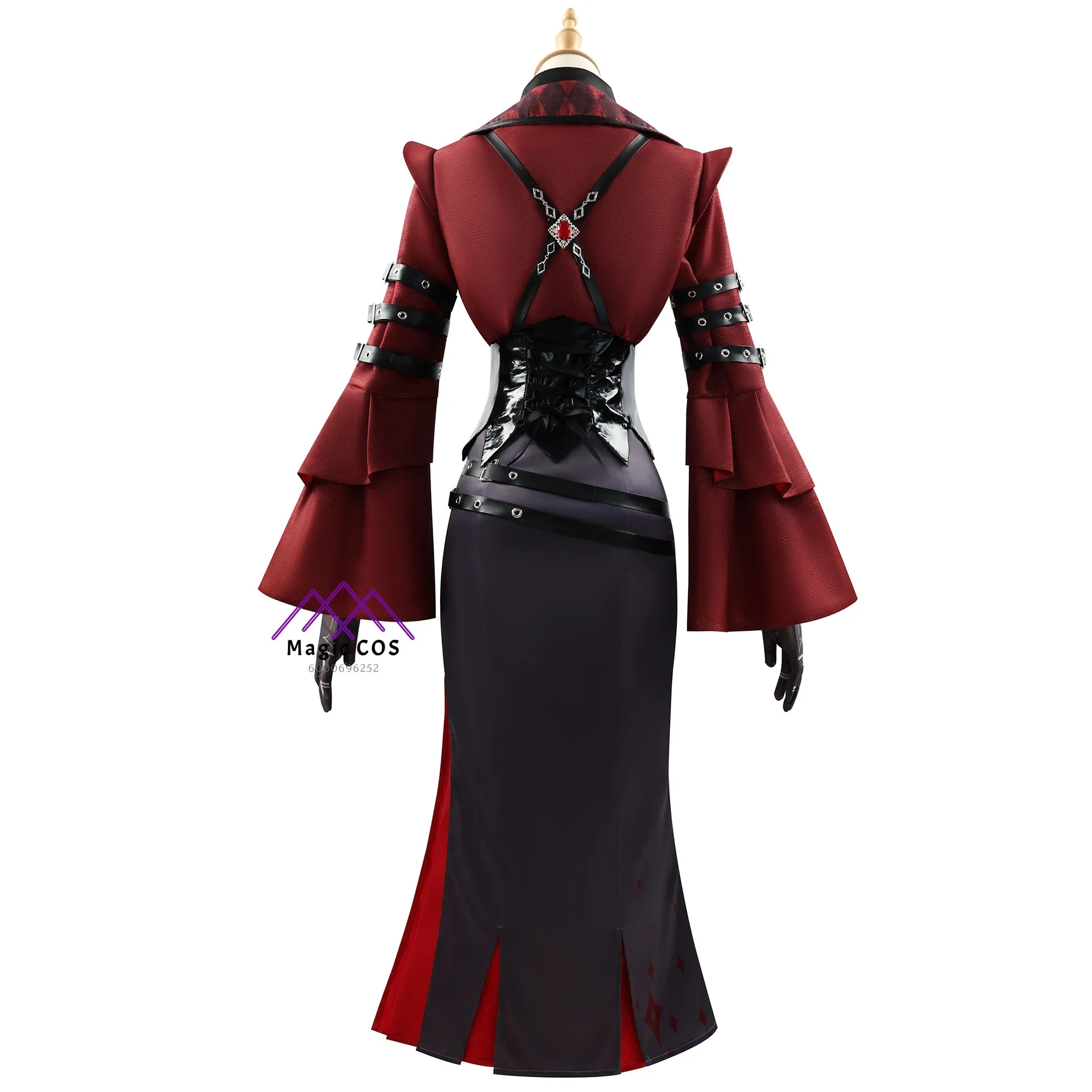 Anime Game Genshin Impact Budget-Friendly Best-selling Hot Arlecchino Cosplay Halloween Clothing Dress Lolita Party Essential