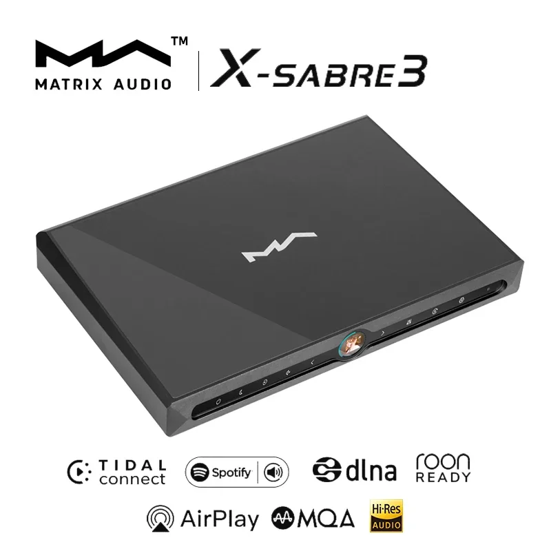 MATRIX X-SABRE3 Streaming Audio DAC ES9038PRO Decoder 768kHz/32Bit DSD512 with Remote Control