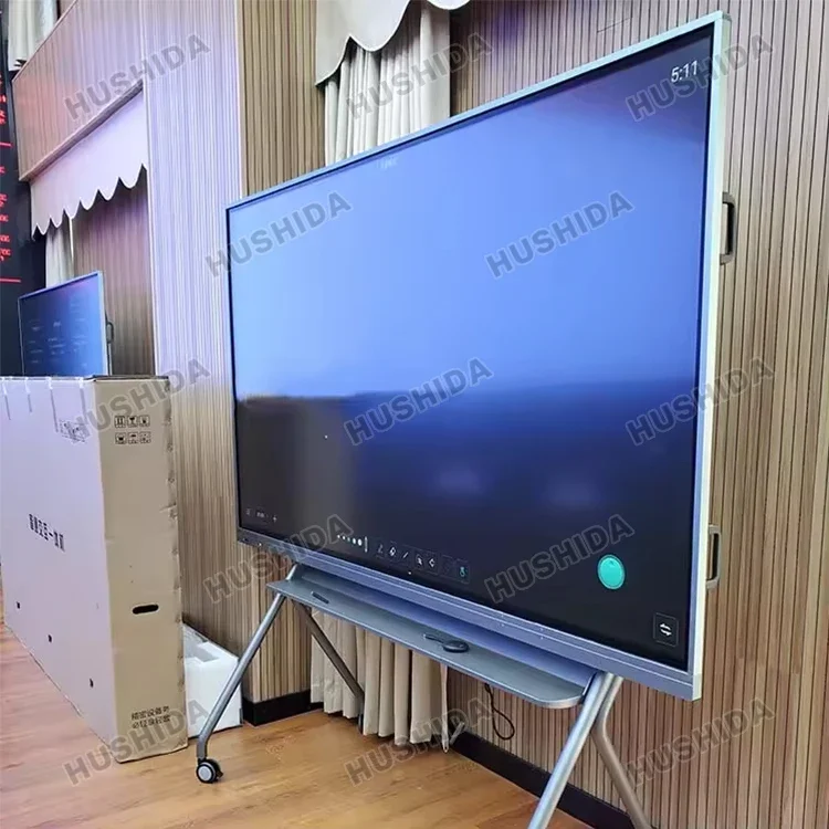 

Factory Price 4k 65 75 85 96 110 Inch Touch Screen Multi-language Software Lcd Smart Tv Android Interactive Whiteboard