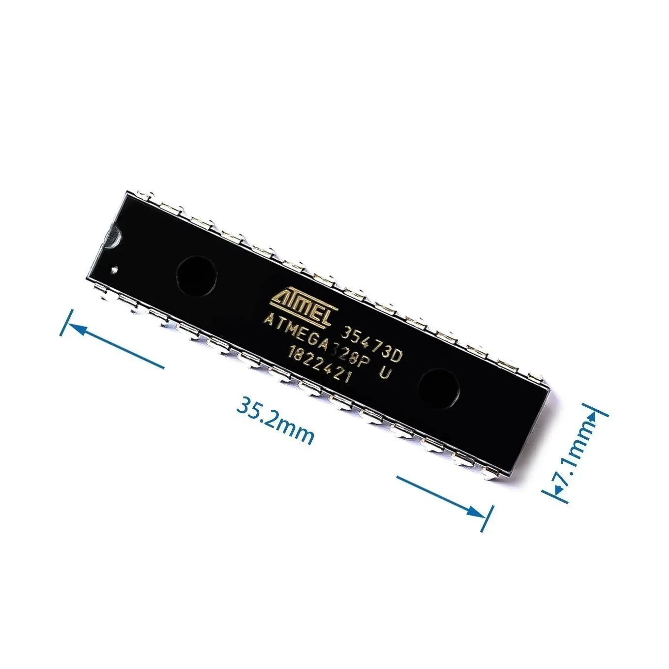 ATMEGA328P-PU CHIP ATMEGA328 Microcontroller -MCU -AVR 32K 20MHz FLASH -DIP-28 DIP ATMEGA328P-U DIY LIT