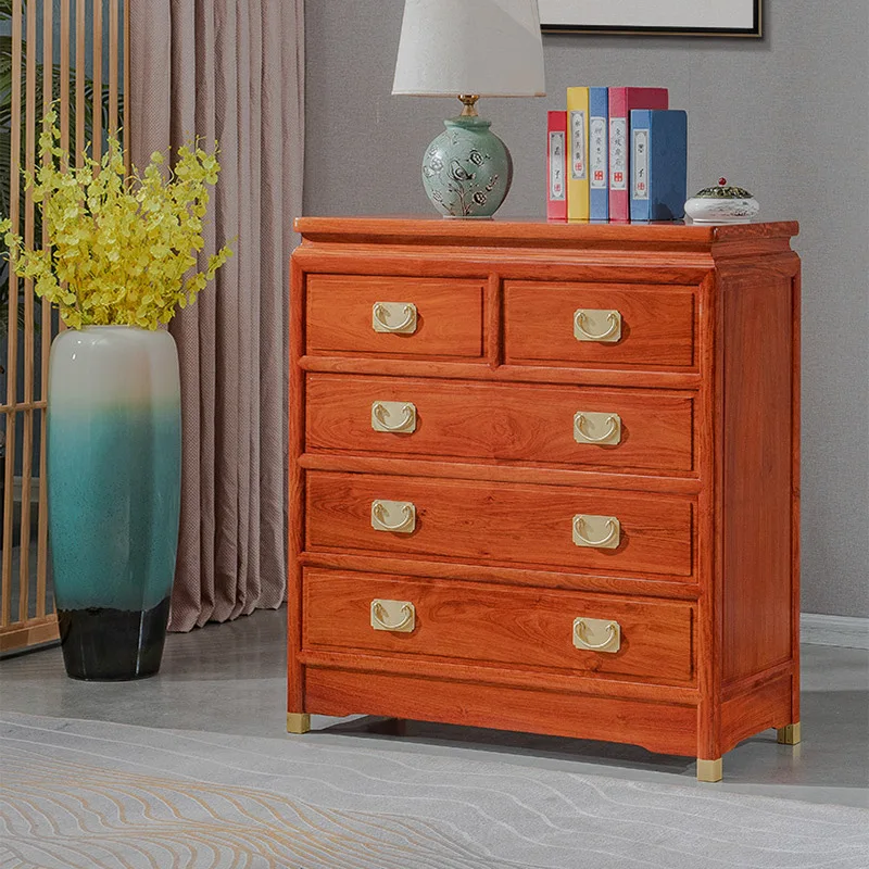 Mobili in mogano Myanmar cassettiera in palissandro camera da letto cinese antico grande frutta in legno di sandalo rosso