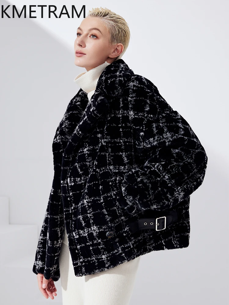 سترة نسائية من فرو المنك الطبيعي لعام 100% معطف قصير من الفرو الحقيقي عالي الجودة معاطف شتوية عصرية ملابس نسائية 2025 schuba vrouwska