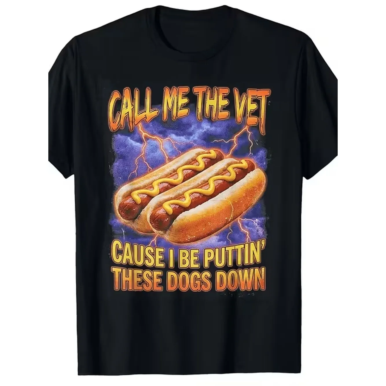 Camiseta divertida de veterinario con diseño de hot dog, tallas grandes, ropa de verano para jóvenes, tops de verano de tallas grandes, tops y camisetas de tallas grandes para adolescentes, desde almacén local
