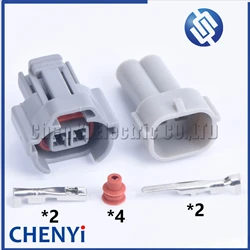 5 sets 2 Pin male or female Auto Waterproof connector Plug Car Fuel Injector connectors for Toyota Honda Nissan 6189-0039