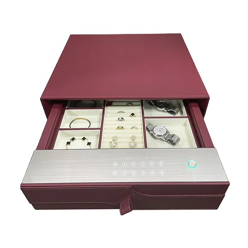 

Small Safe Household All Steel Anti-theft Intelligent Fingerprint Password Storage Box