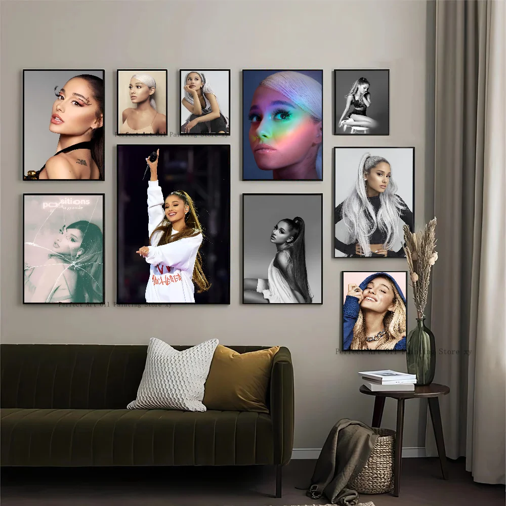 1PC Singer A-Ariana G-Grande Poster Paper Print Home Living Room Bedroom Entrance Bar Restaurant Cafe Art Painting