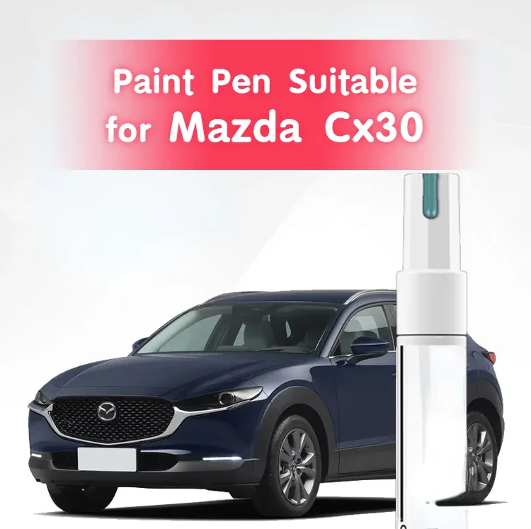 

Ручка для краски подходит для Mazda Cx30 Фурнитура для краски Жемчужно-белая платиновая сталь Серый душ Красный Cx30 Автомобильный специальный оригинальный ремонт краски для автомобиля