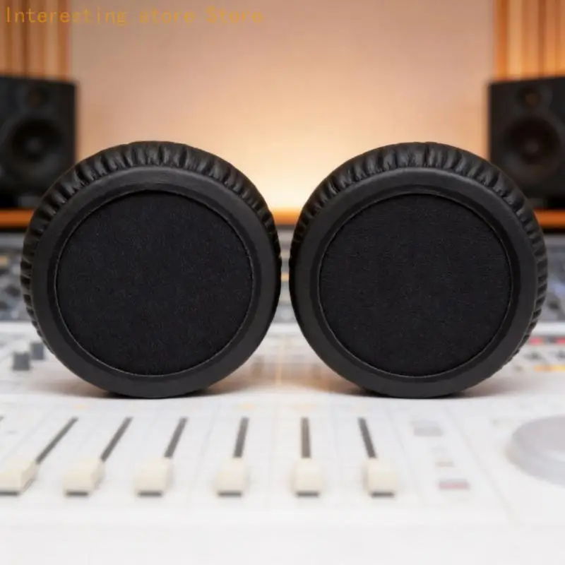Schwarze Ersatz-Ohrpolster für ProDJ200 für tägliches Musikhören und Hören bei der Arbeit 55KC – Detail 2