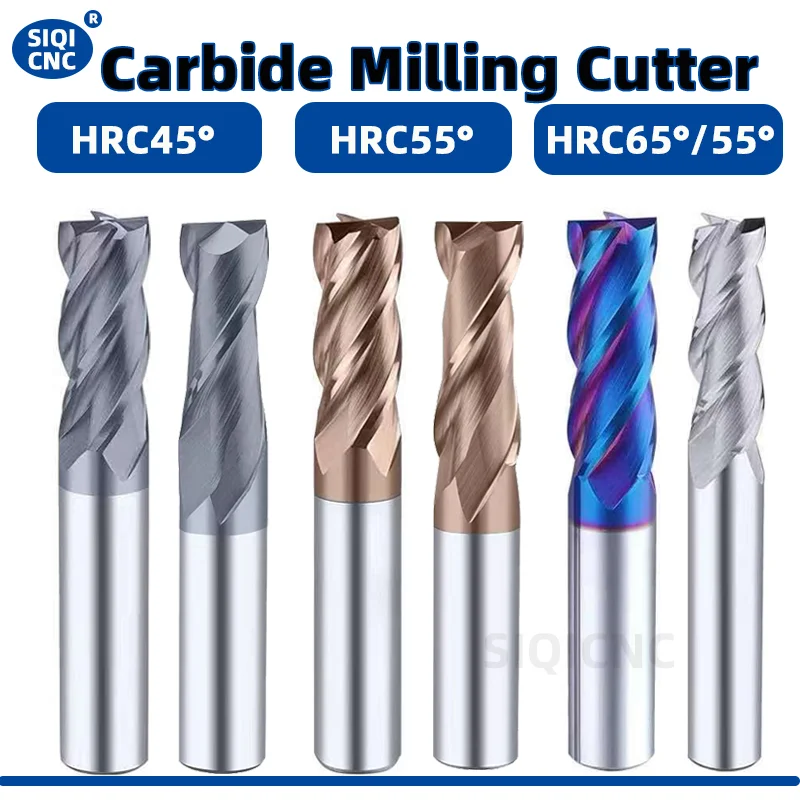 Carbide Radius End Cutter Mill Aluminium Cnc Milling Cutter For Metal Tungsten Steel CNC Maching Endmils 