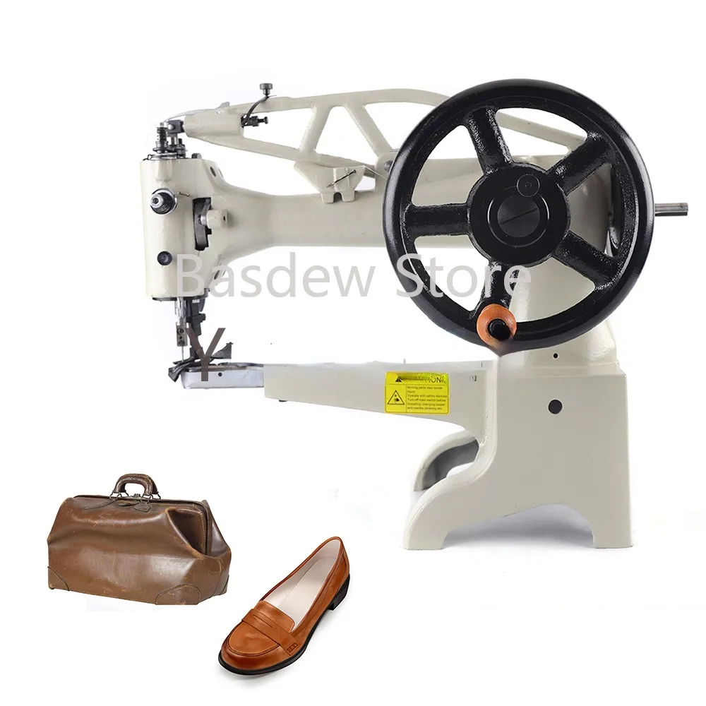 Diy Repair Leather Industrial Sewing Machine Shoes Repair Boots Patch Canvas Bag Single Needle Lock Needle Roller Manual Crank