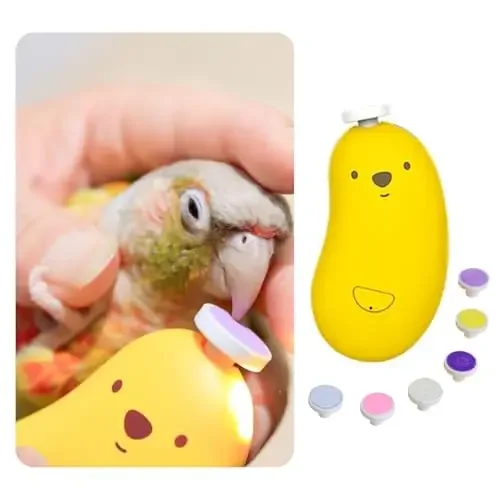 Bird Nail Grinder Kinetic charging scissors 6-in-1 Bird Beak Grinder Safe and quiet bird nail care tools