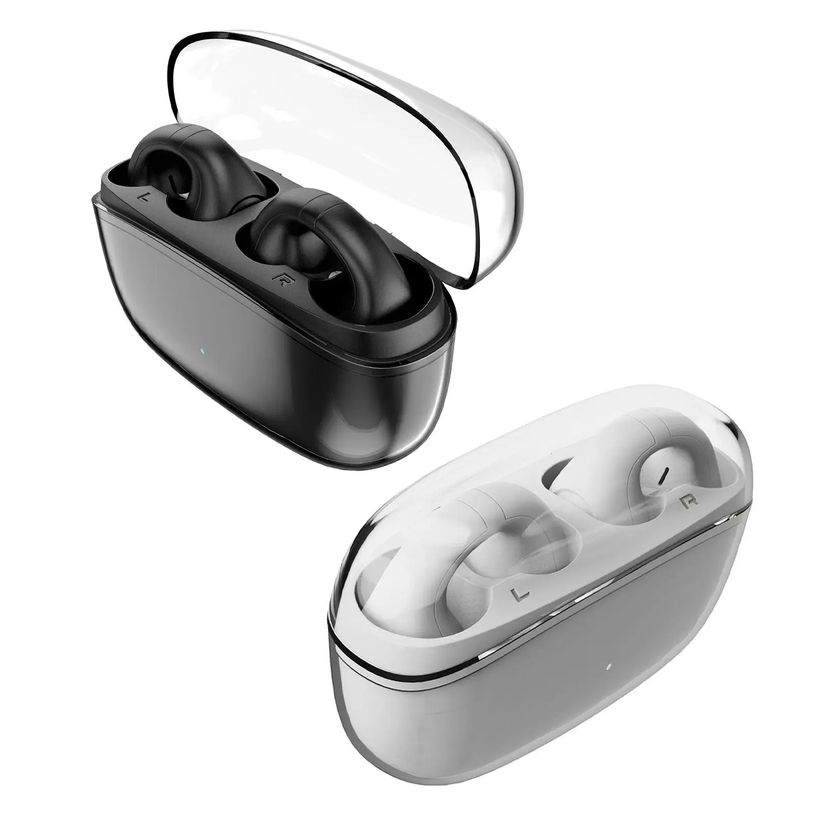 Wireless Ear Clip Headphone Sweatproof Earphone for Workout Cycling Sports