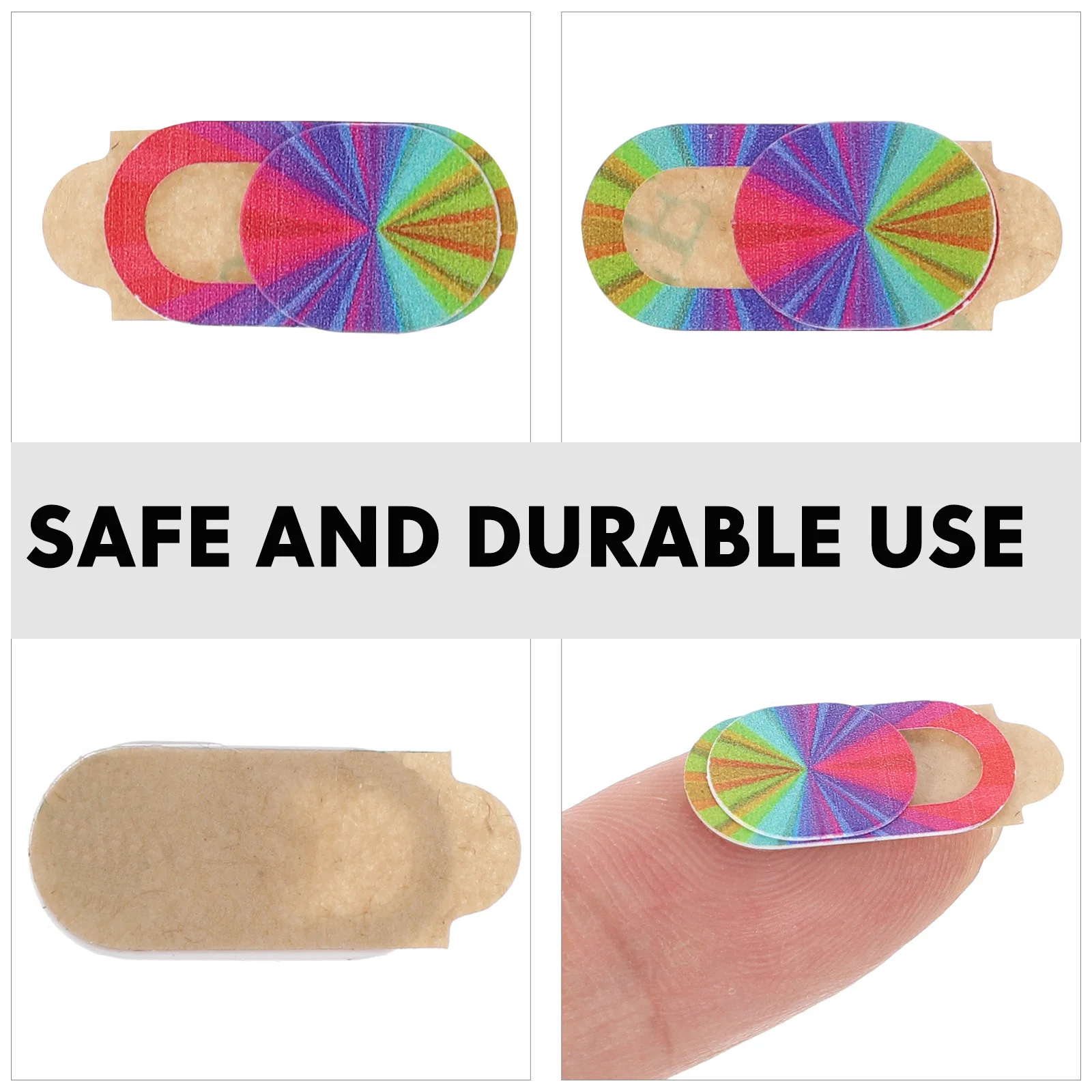 

3Pcs Camera Privacy Covers Lovely Colorful Webcam Protector for Laptop Phone Tablet Firm ABS Material Scratch Resistant Secure