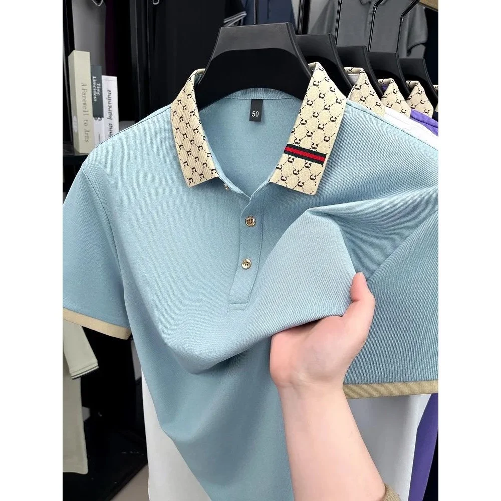 

Faion Luxury Brand Men's ort SVE irt New Persona Cool Sensation Ci Walk Suitable Clean Fit Sle