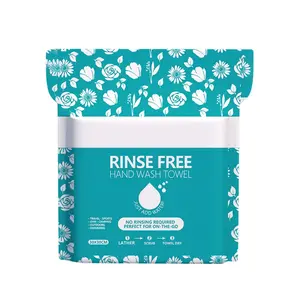 11.81In*11.81In 50Pcs Disposable No-Rinse Bath Towels, Just Wet, Lather, and Dry, Suitable for Travel, Outdoor Activities, Camping, Swimming, Fitness--25 Pieces Per Pack