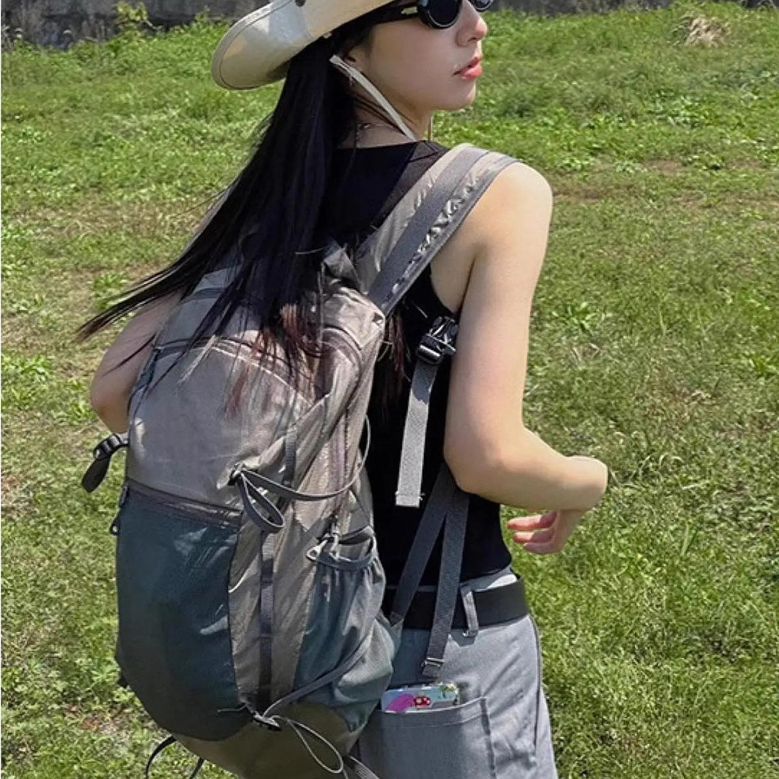Hiking Backpack Travel Daypack Multifunctional Men Women Adjustable Strap