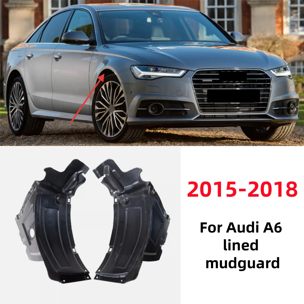 

For Audi A6 S6 C7 2015-2018 car front bumper lining mudguard OE: 4G0853888J