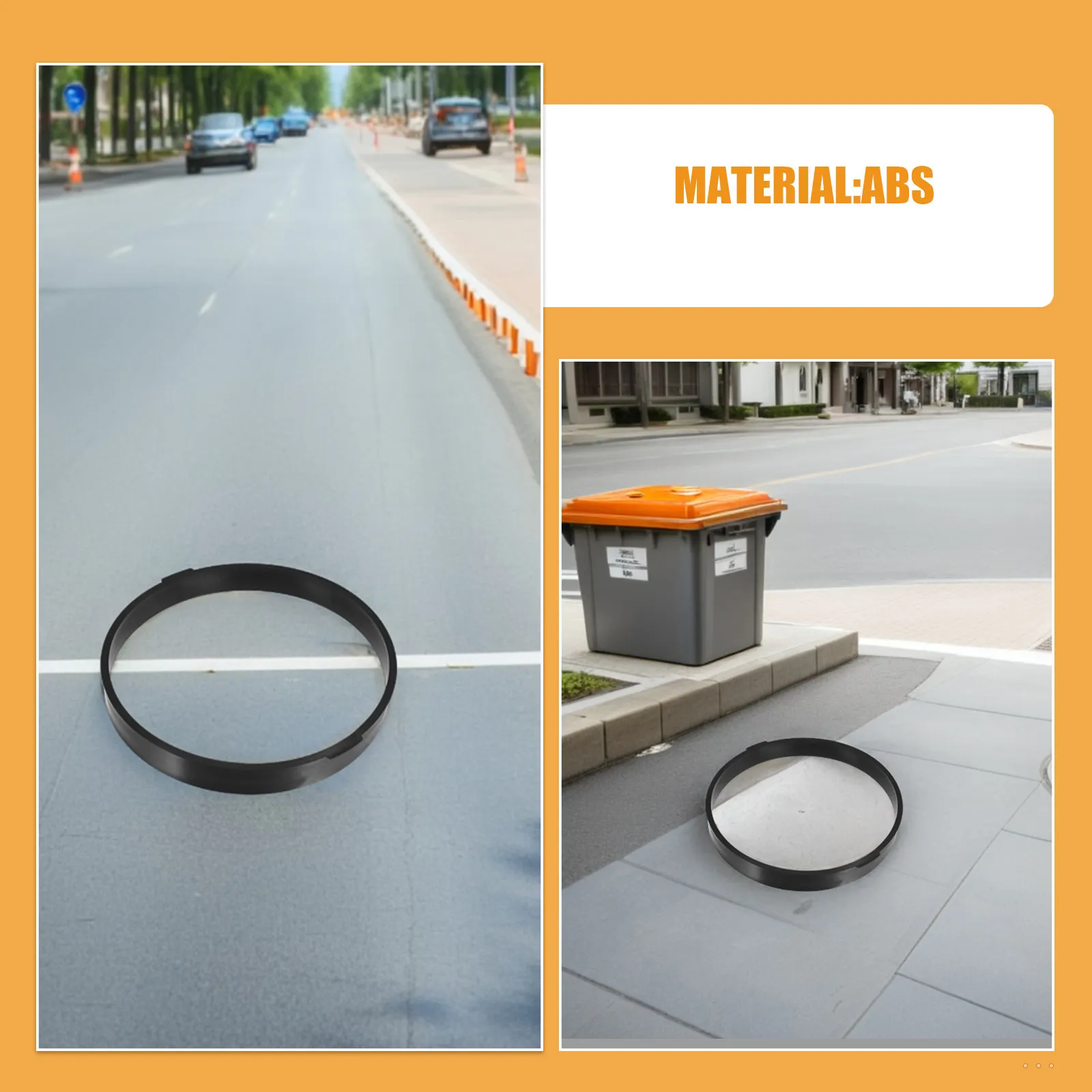 3 Pcs Concrete Stone Mold Cement Floor Tile Molds Pavement DIY Path Paving Mould